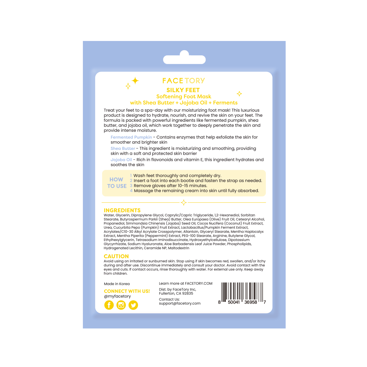 Silky Feet - Foot Mask