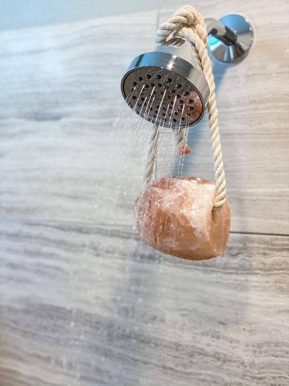 Pink Himalayan Bath and Shower Salt Rock Small