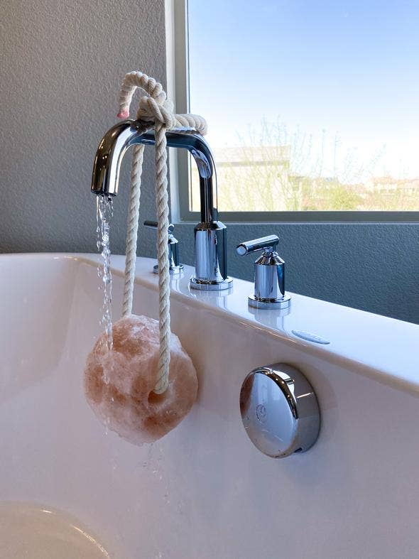 Pink Himalayan Bath and Shower Salt Rock Small