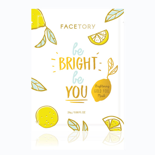 Be Bright Be You- Gold Foil Mask